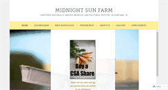 Desktop Screenshot of midnightsunfarm.com